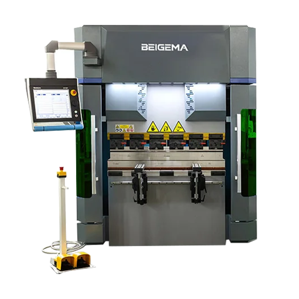 BEIGEMA pure electric press brake, the series whose 35T 1350 row is the smallest bending brake in the catalog