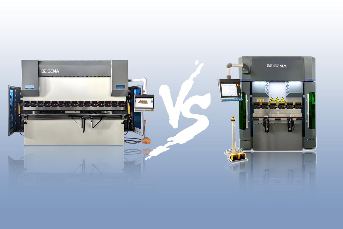 BEIGEMA hydraulic and servo-electric press brake comparison