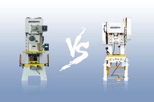 Metal punching machine configurations by drive and architecture